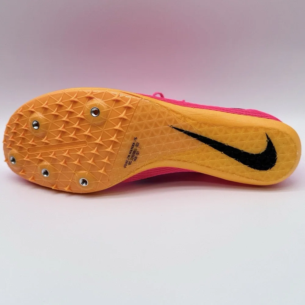 Size 9M- Nike Zoom‎ Mamba V6 Track&Field Distance Spikes,Hyper Pink/orange